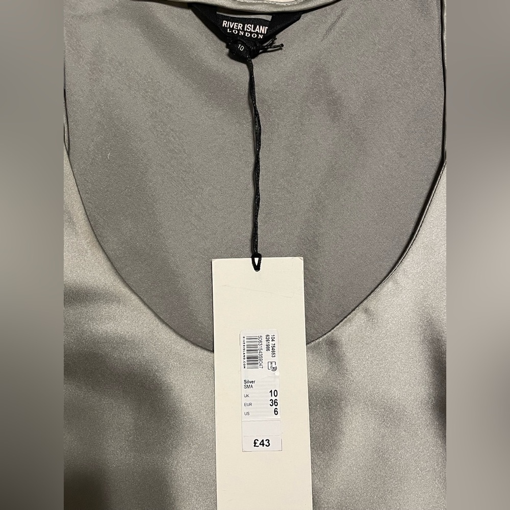 ✨NWT‼️ River Island Satin Slip Dress - Picture 7 of 12